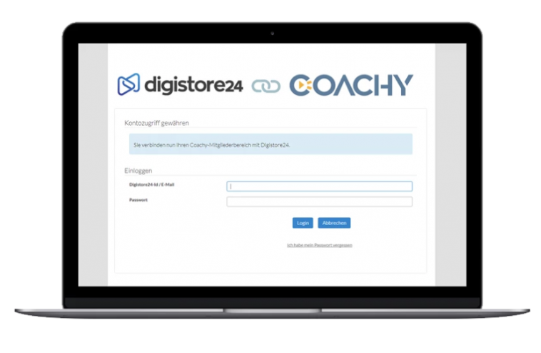 Digistore Anbindung mit Coachy