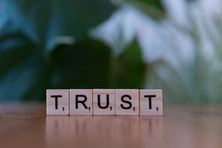 Photo building trust with prospects before selling